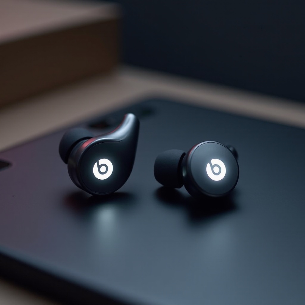 يومض ضوء أبيض على Beats Flex عند الشحن