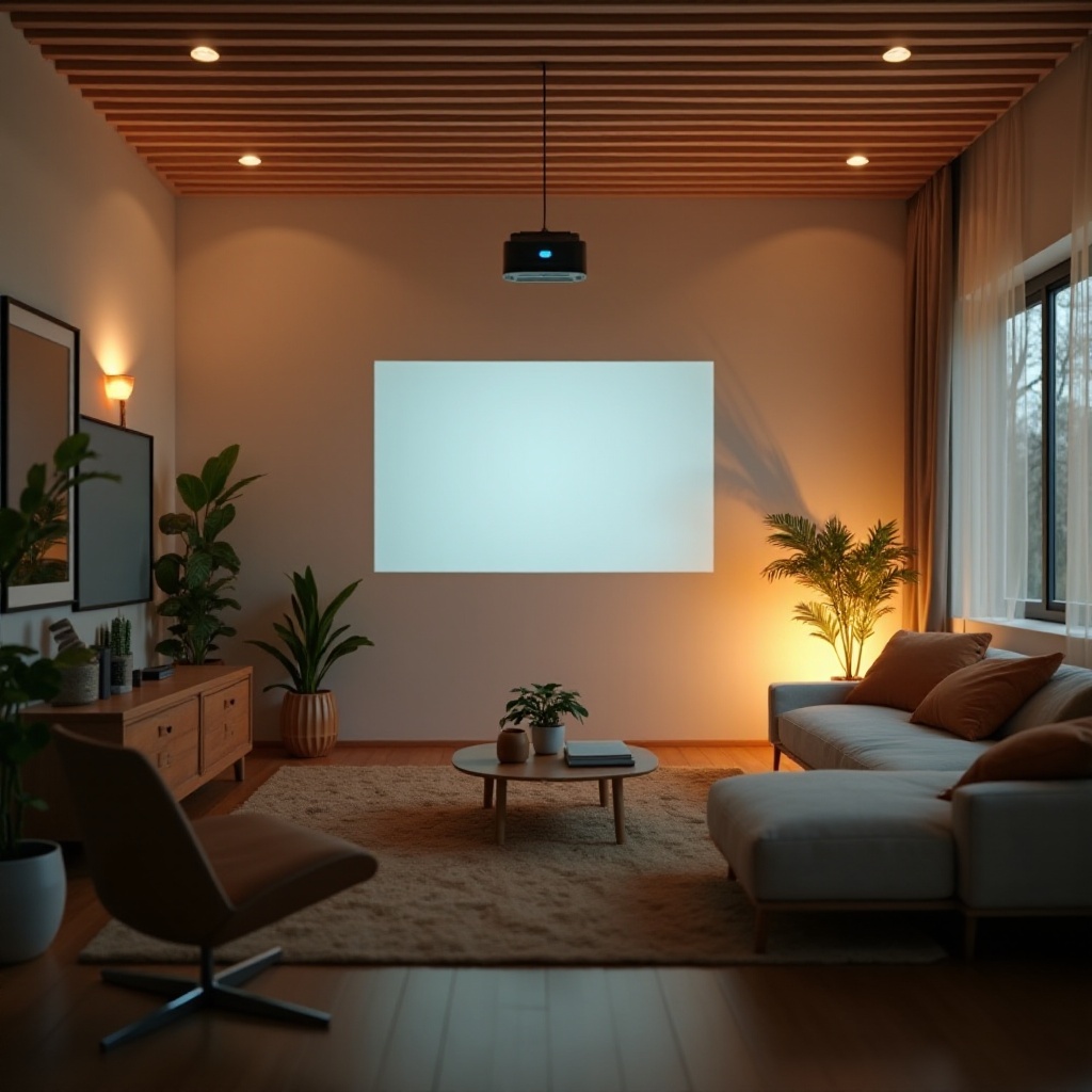 projetor eficiente em termos de energia para casas ecológicas