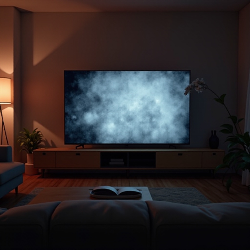 immagine bruciata sulla TV