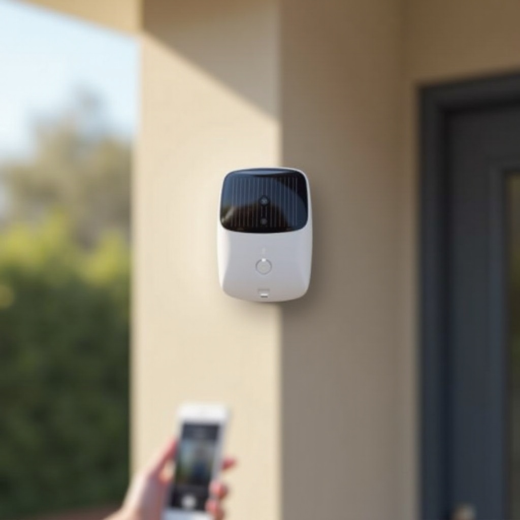 Revisão da câmera solar Ring