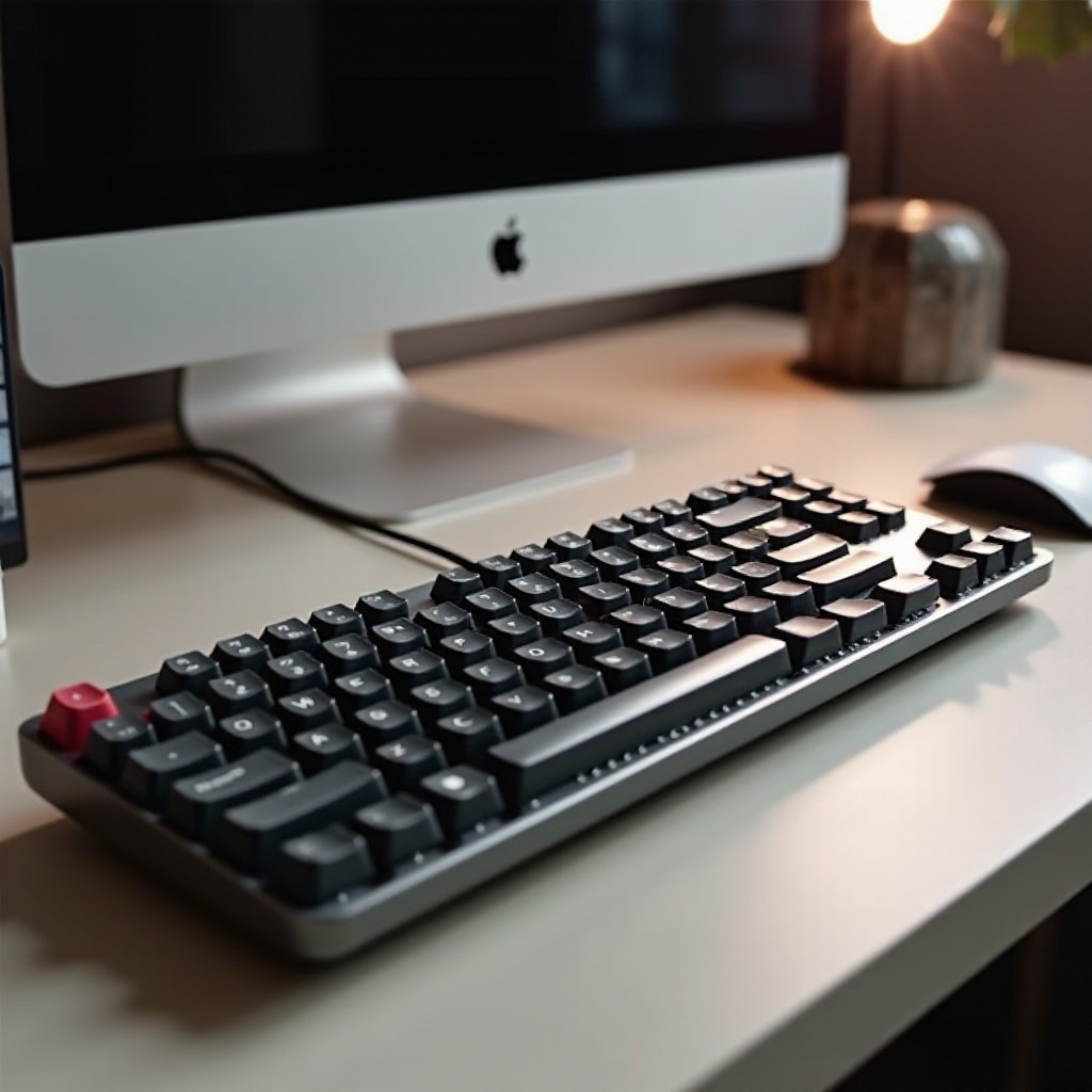 Retro-Tastatur für Mac