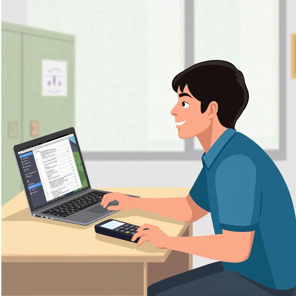 como baixar software no TI-84 Chromebook