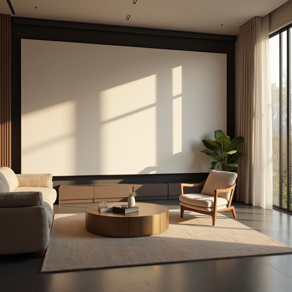 جهاز عرض مصمم للمساحات الفاخرة