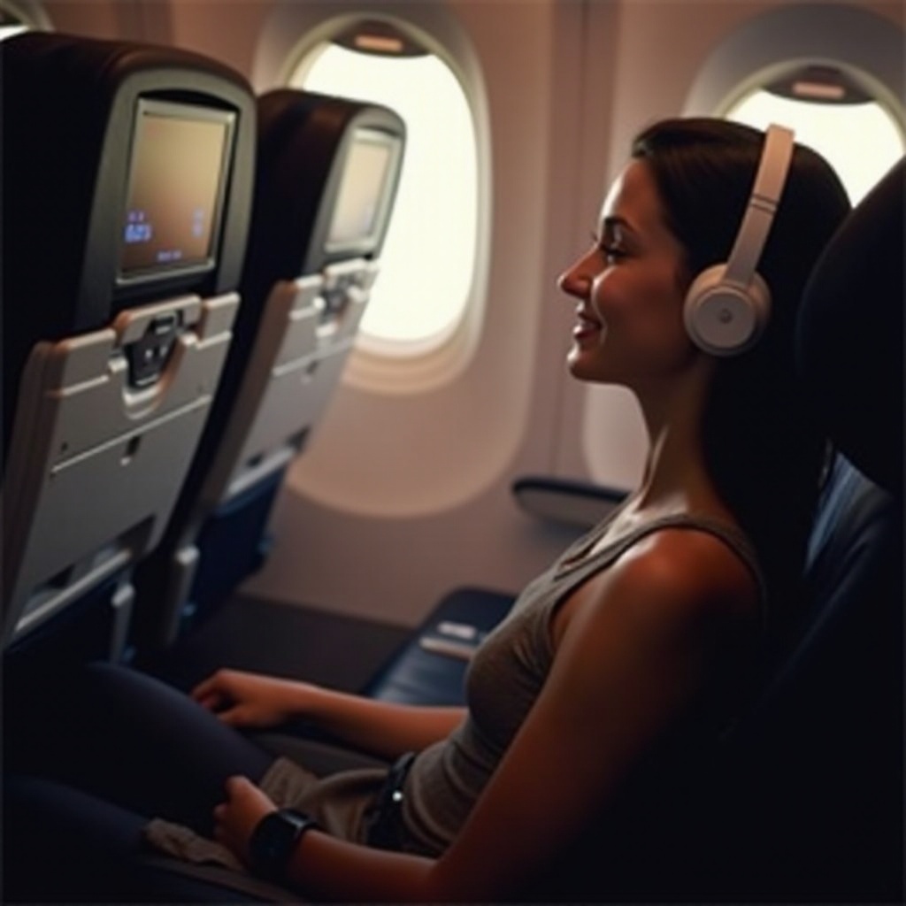 Bluetooth-Kopfhörer im Flugzeug