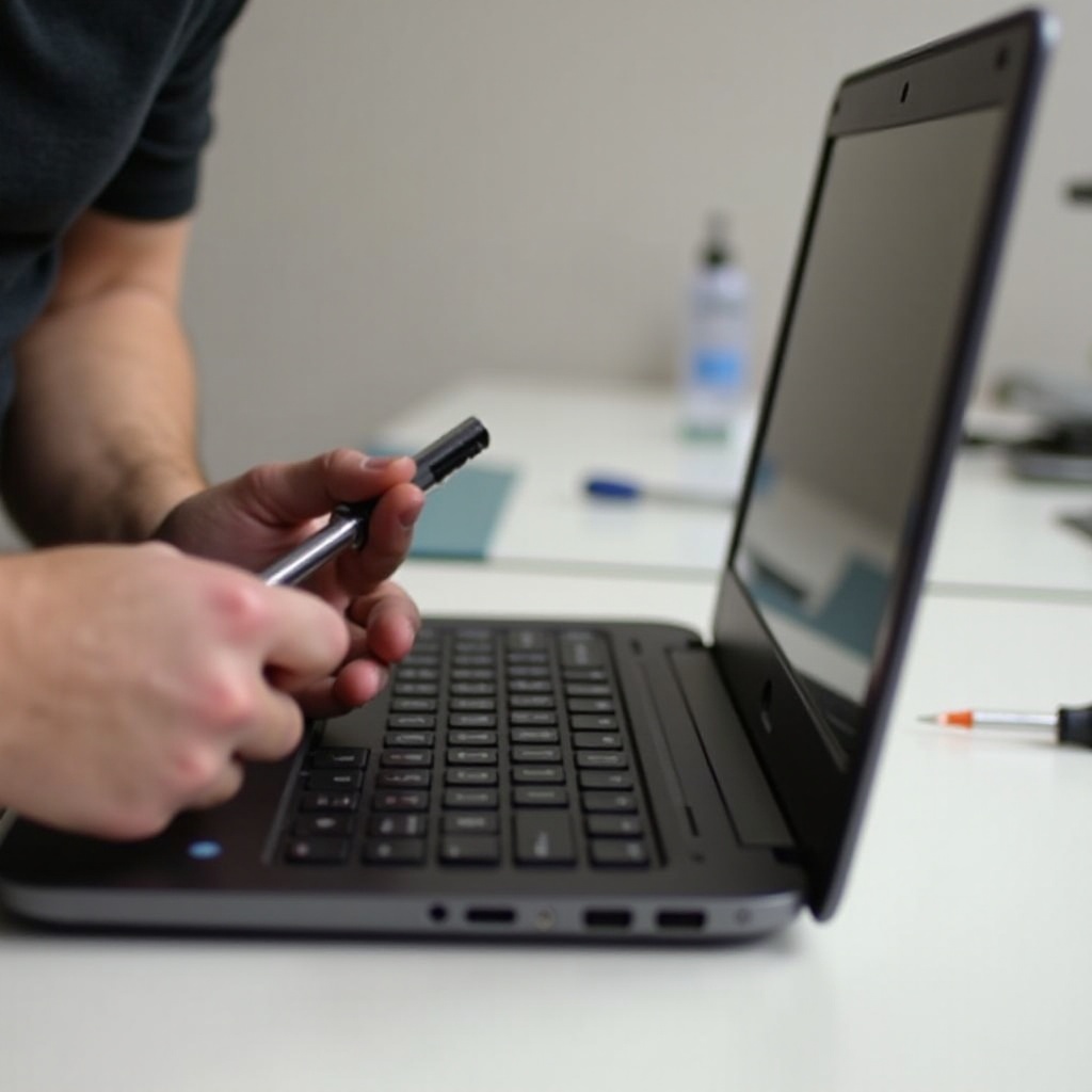 smontaggio del modello di laptop hp 14-fq0051nr