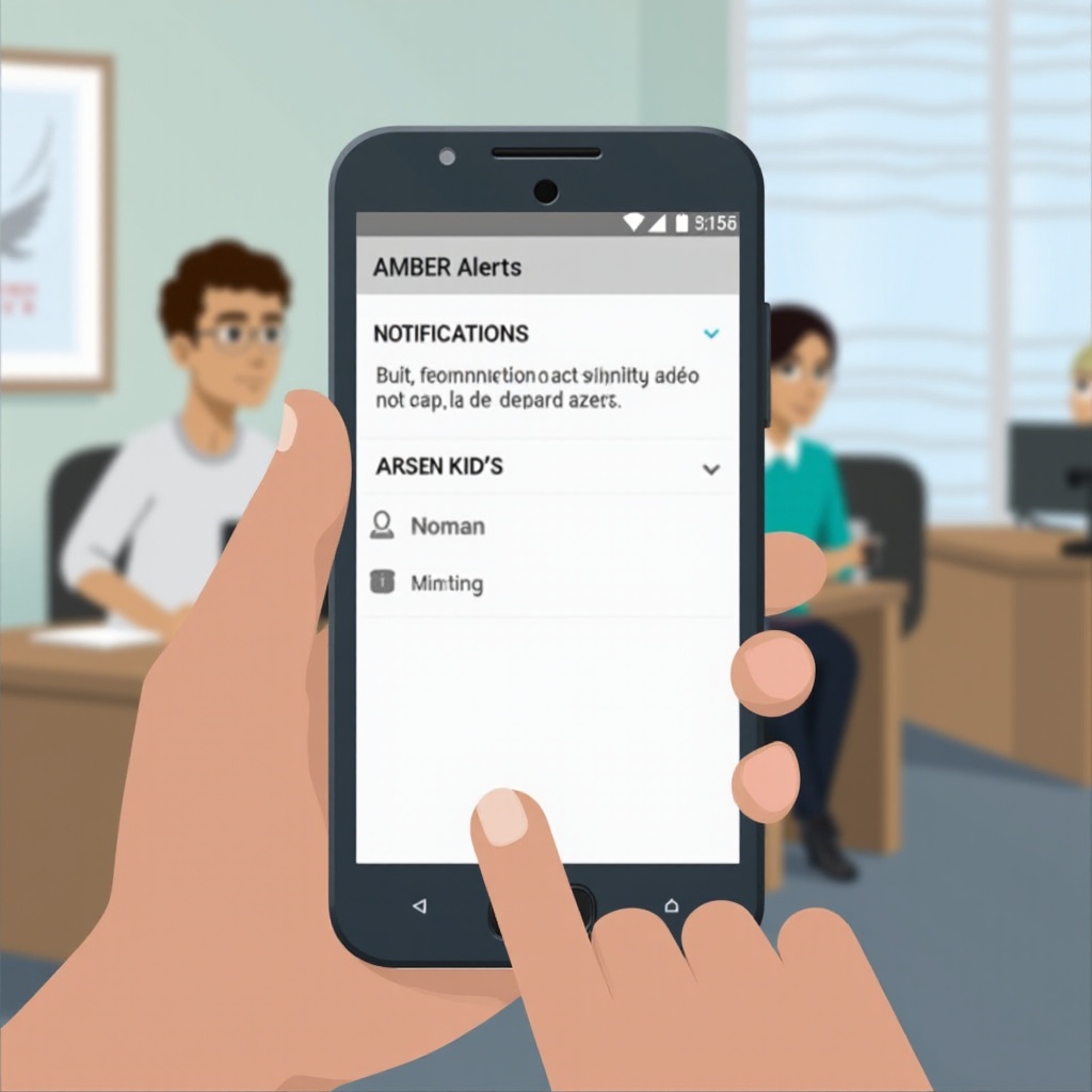rimuovere gli avvisi Amber da Android
