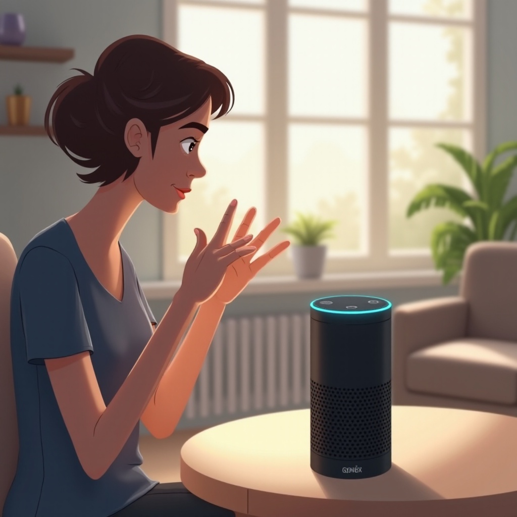 الحلقة الصفراء في أليكسا لا تختفي