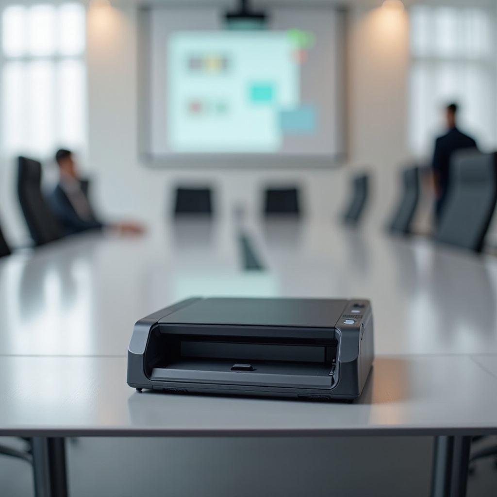 เครื่องสแกนตราสำหรับการประชุม