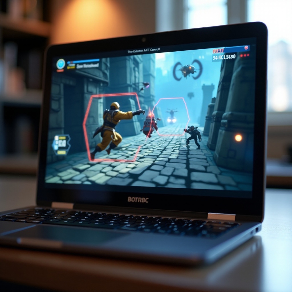 como mostrar hitboxes no Chromebook