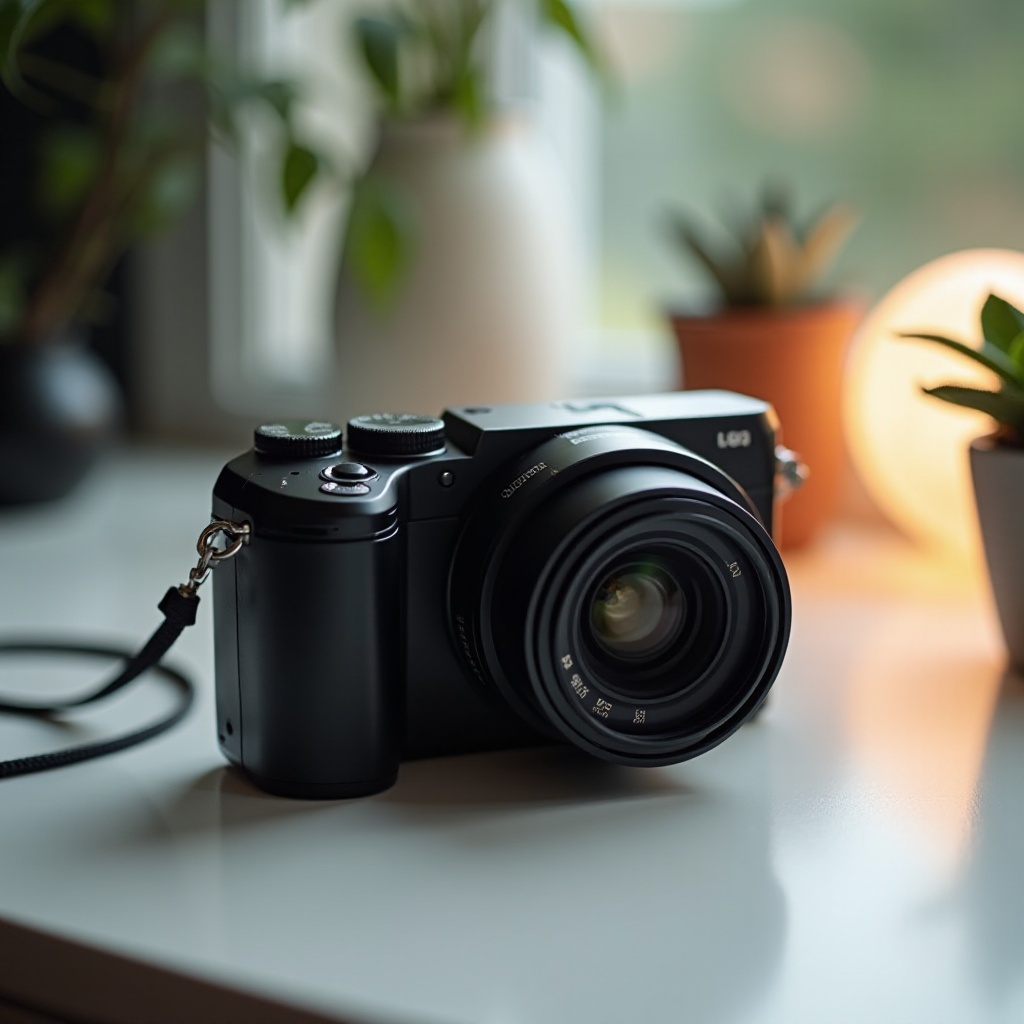 revisão de carro e câmera