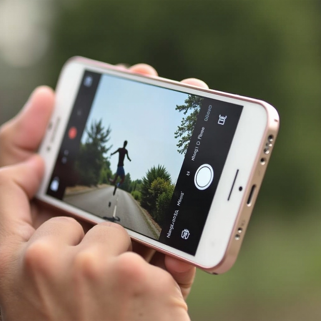 modo de disparo contínuo Android