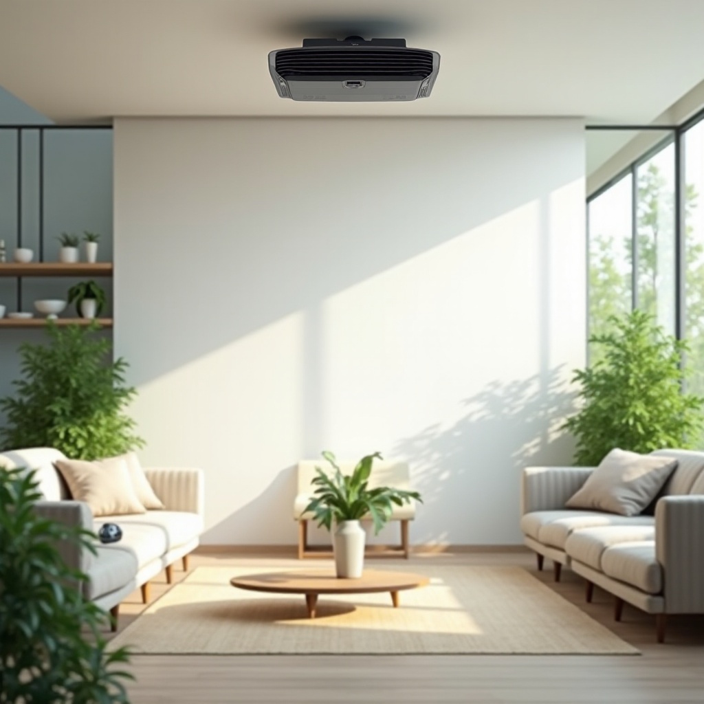energieeffizienter Projektor für umweltfreundliche Häuser