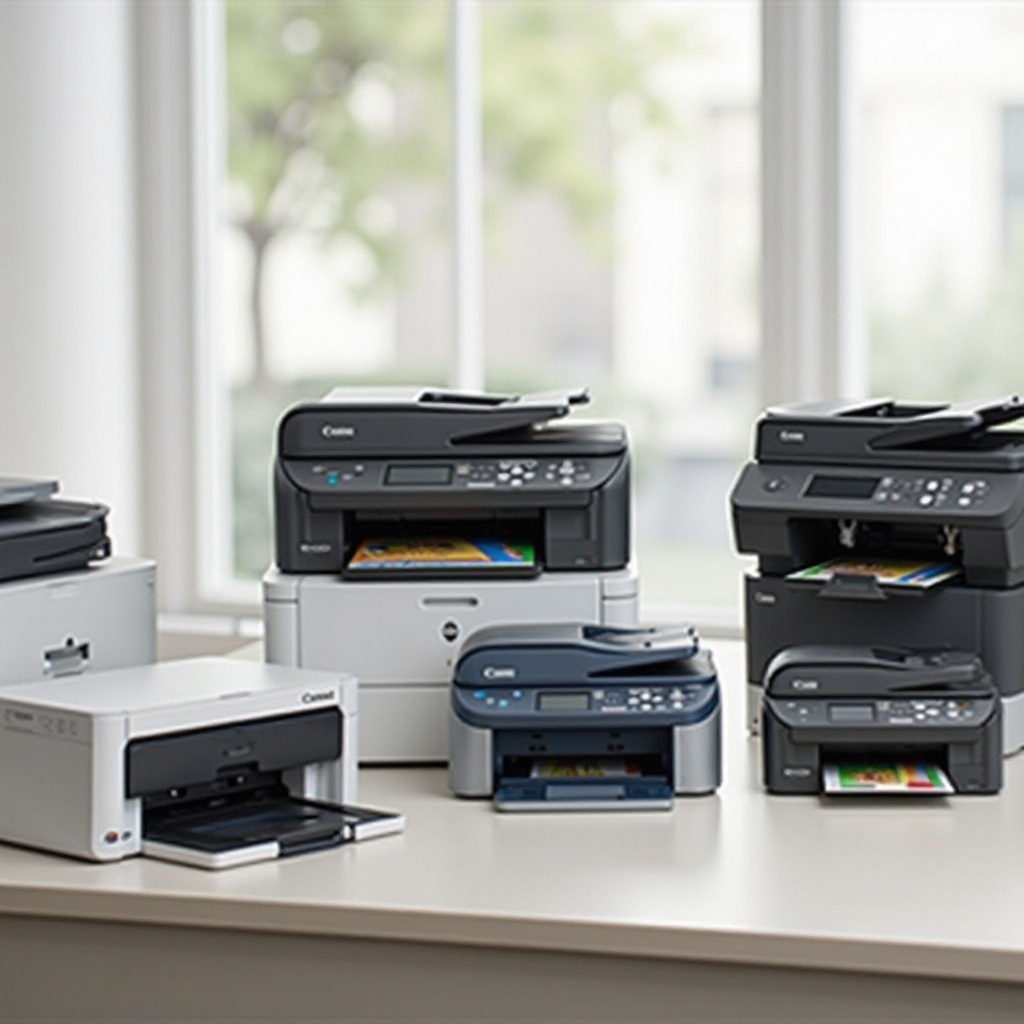 ฉันมีเครื่องพิมพ์ชนิดใด Canon