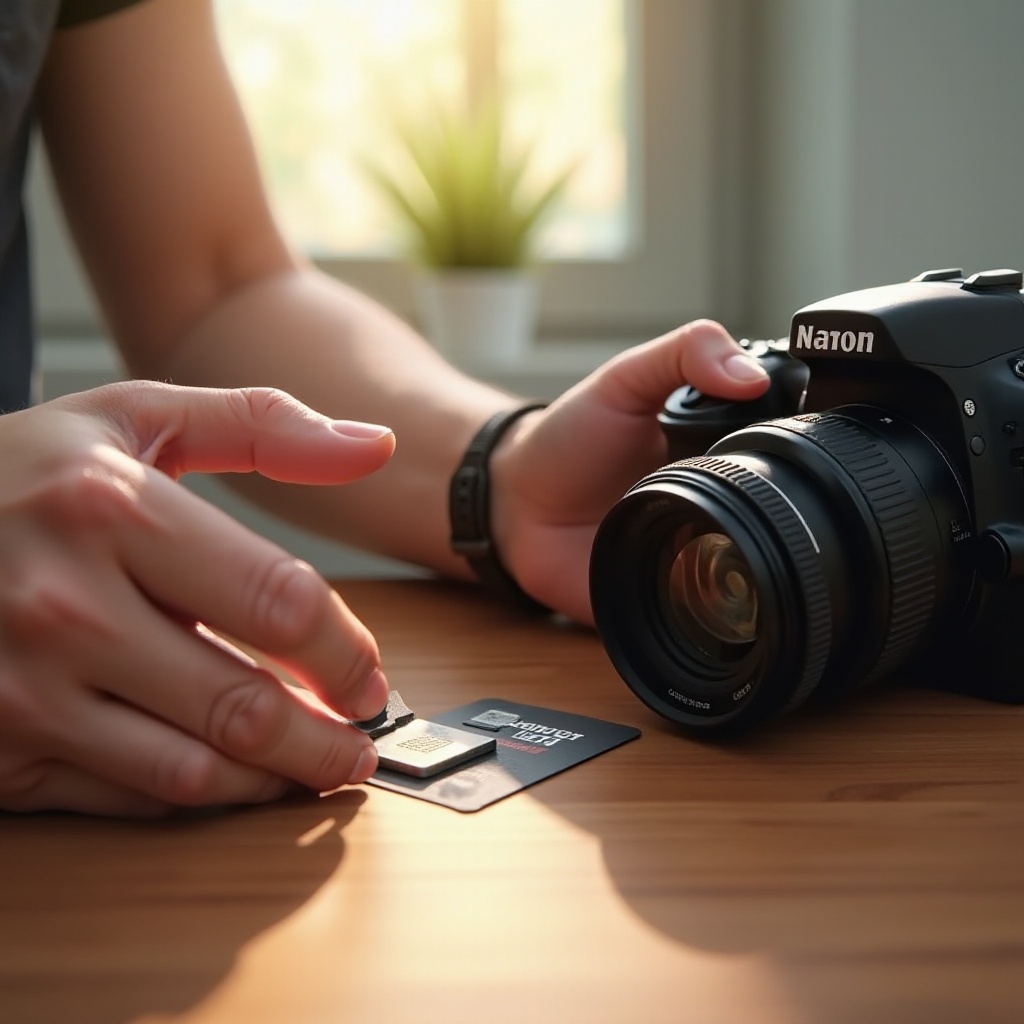 วิธีฟอร์แมตการ์ดหน่วยความจำกล้อง