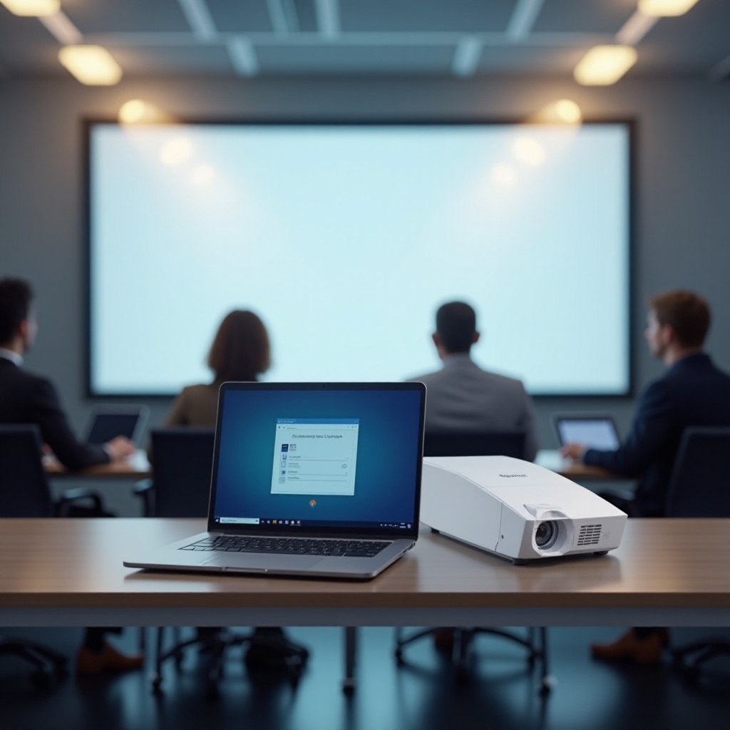 wie man ein Chromebook drahtlos mit einem Epson-Projektor verbindet